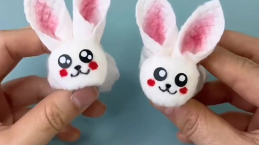 ساخت نماد خرگوش با دستمال کاغذ...