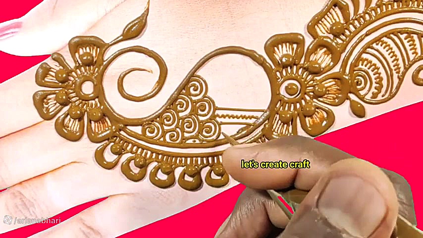 جدیدترین روش برای حنا زدن دست...