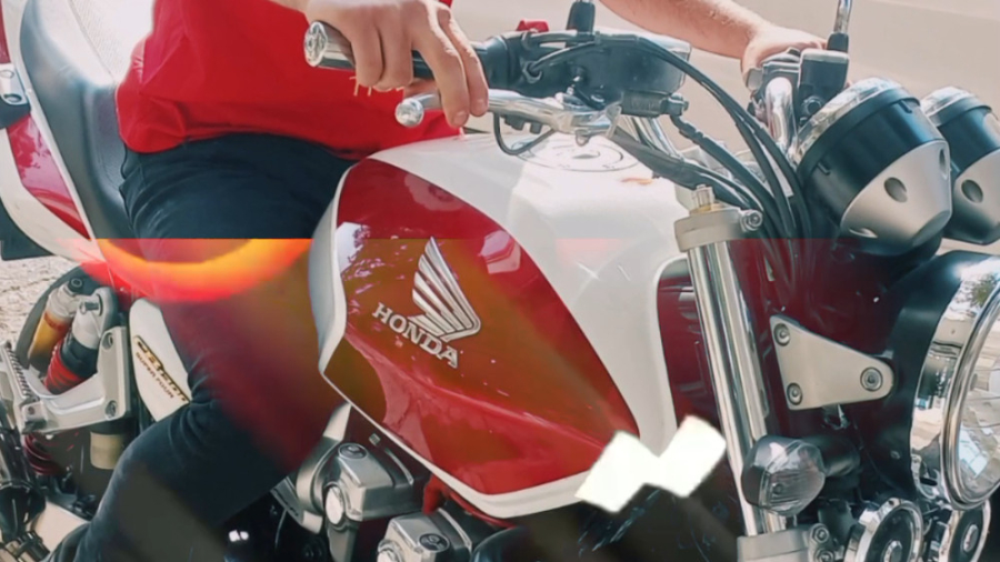 کلیپ موتور سنگین cb1300 خیابان...