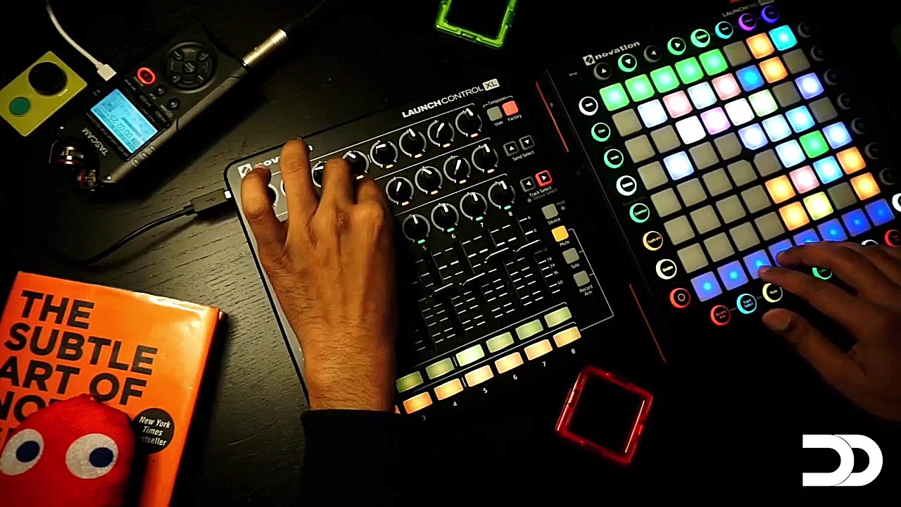 تست میدی کنترلر نویشن Novation...