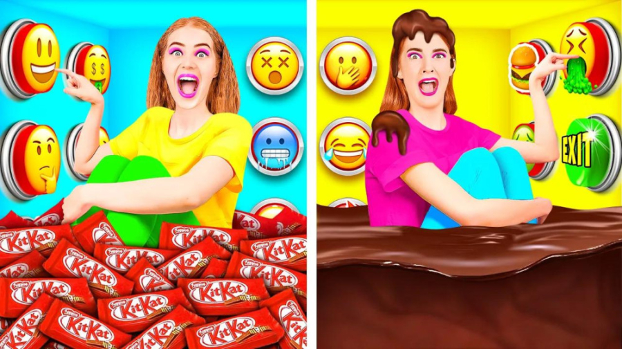 چالش غذایی خنده دار و جدید  چا...