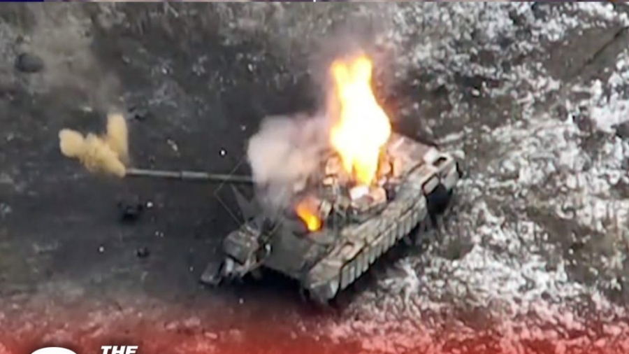 پهپاد انتحاری اوکراینی مقابل ت...