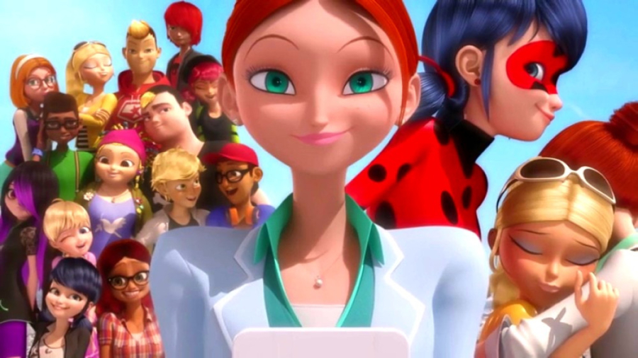 دختر کفشدوزکی و گربه سیاه دوبل...