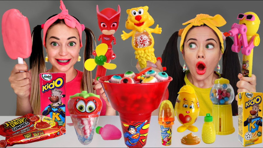 چالش خوراکی یام یام غذای رنگی...