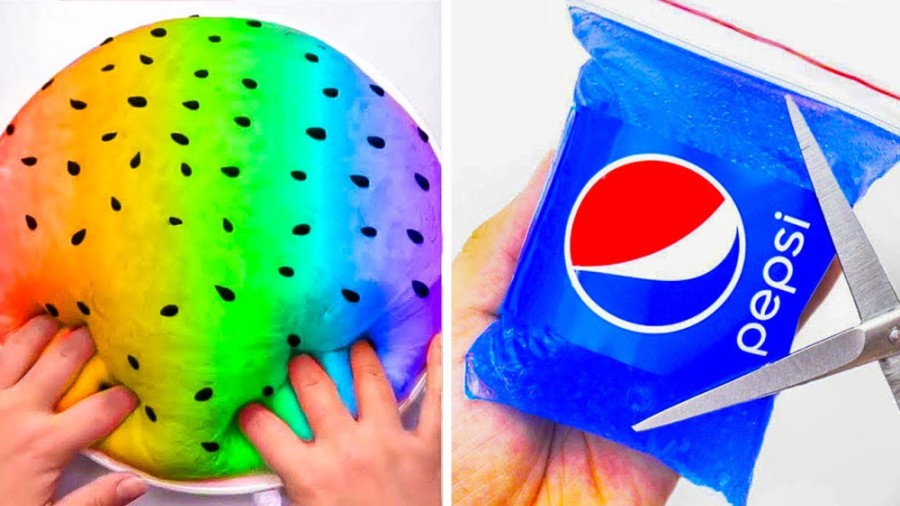 برش اسلایم های هندوانه ای :: ا...