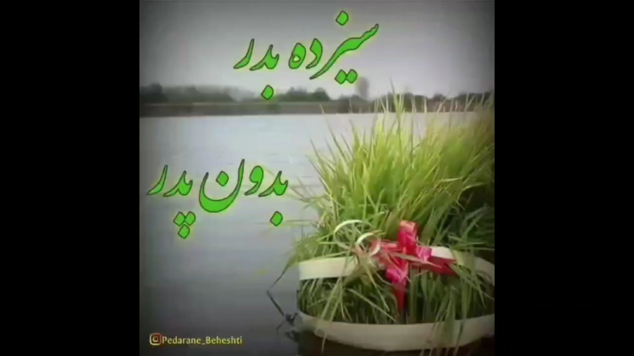 سیزده بدر بدون پدر  کلیپ غمگین...