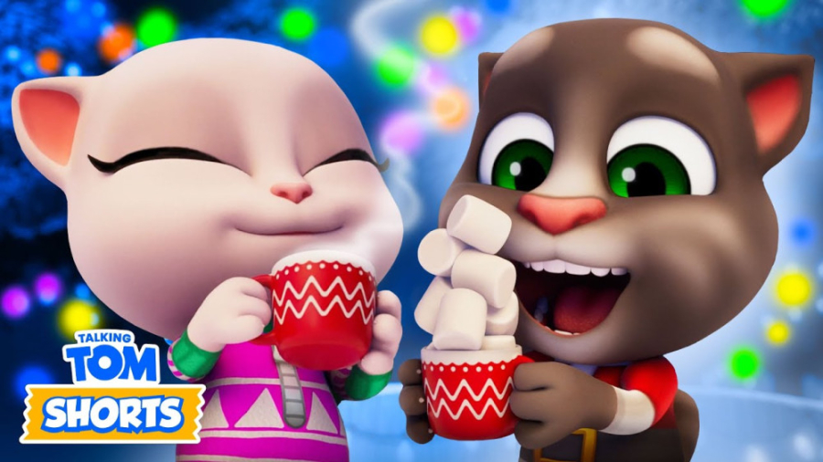 کارتون تام تالکینگ  تعطیلات شا...