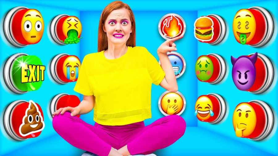 چالش اتاق فرار  چالش 100 دکمه...