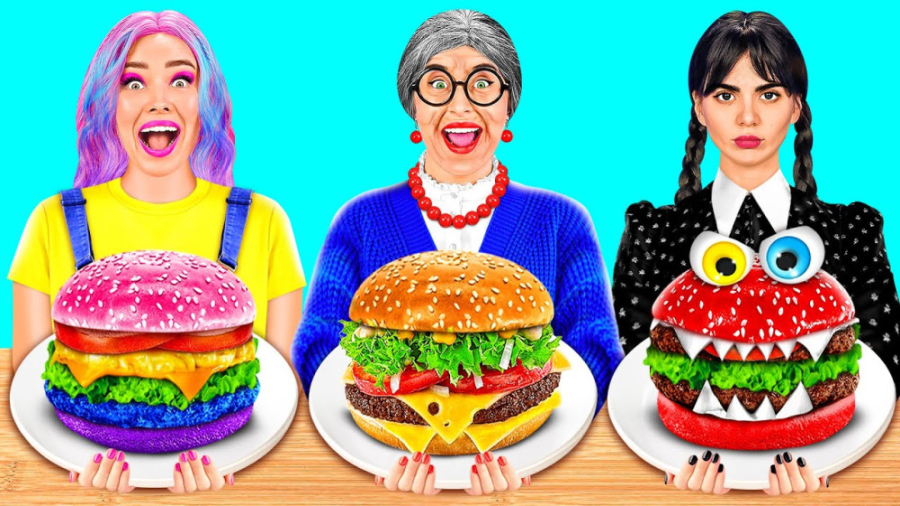 چالش غذایی ونزدی و مادربزرگ ،...