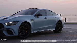 مرسدس AMG gt سدان با تیونینگ 1...