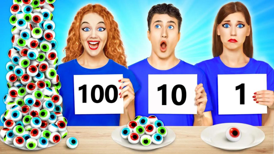 چالش چشم های ژله ای  چالش غذای...