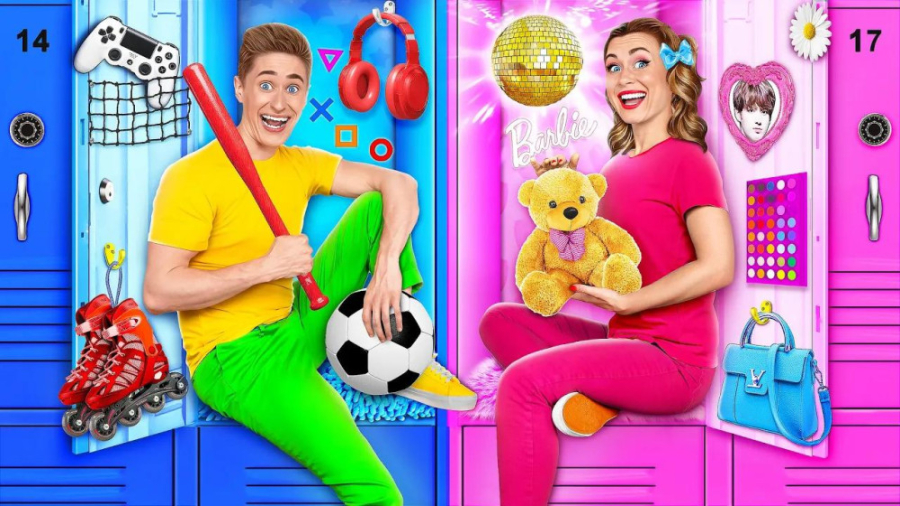 چالش غذایی دخترانه پسرانه  خور...