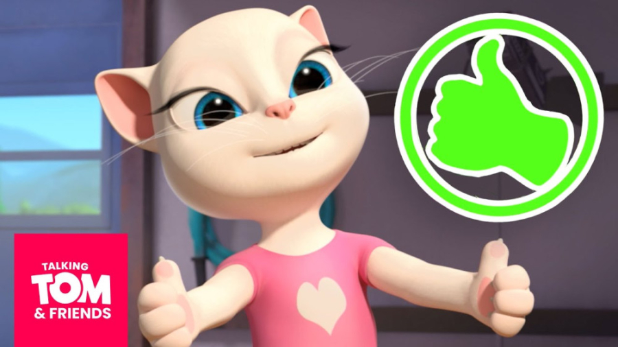 کارتون تام سخنگو  منتقد آنجلا