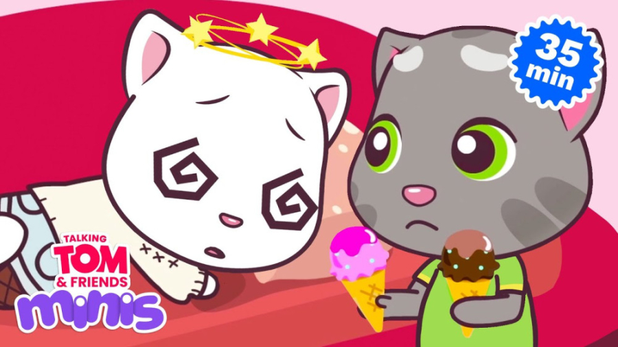 کارتون تام تالکینگ | روز تولد...