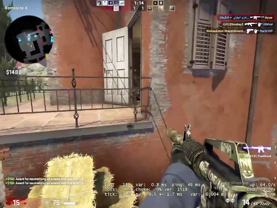 CSGO Gameplay at public server 2022-30-09