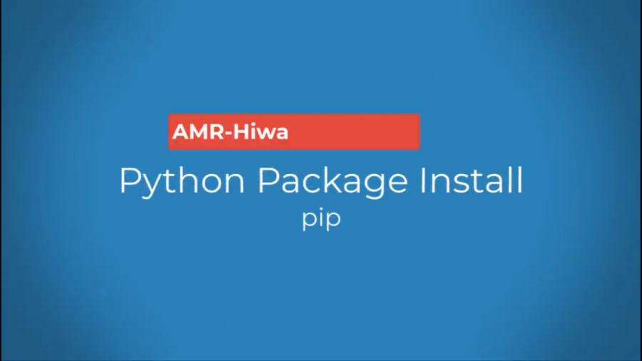 python package install (pip)