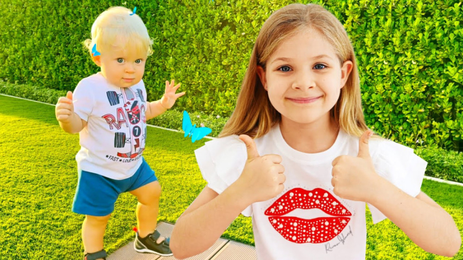 سرگرمی کودک  دایانا به بچه اول...