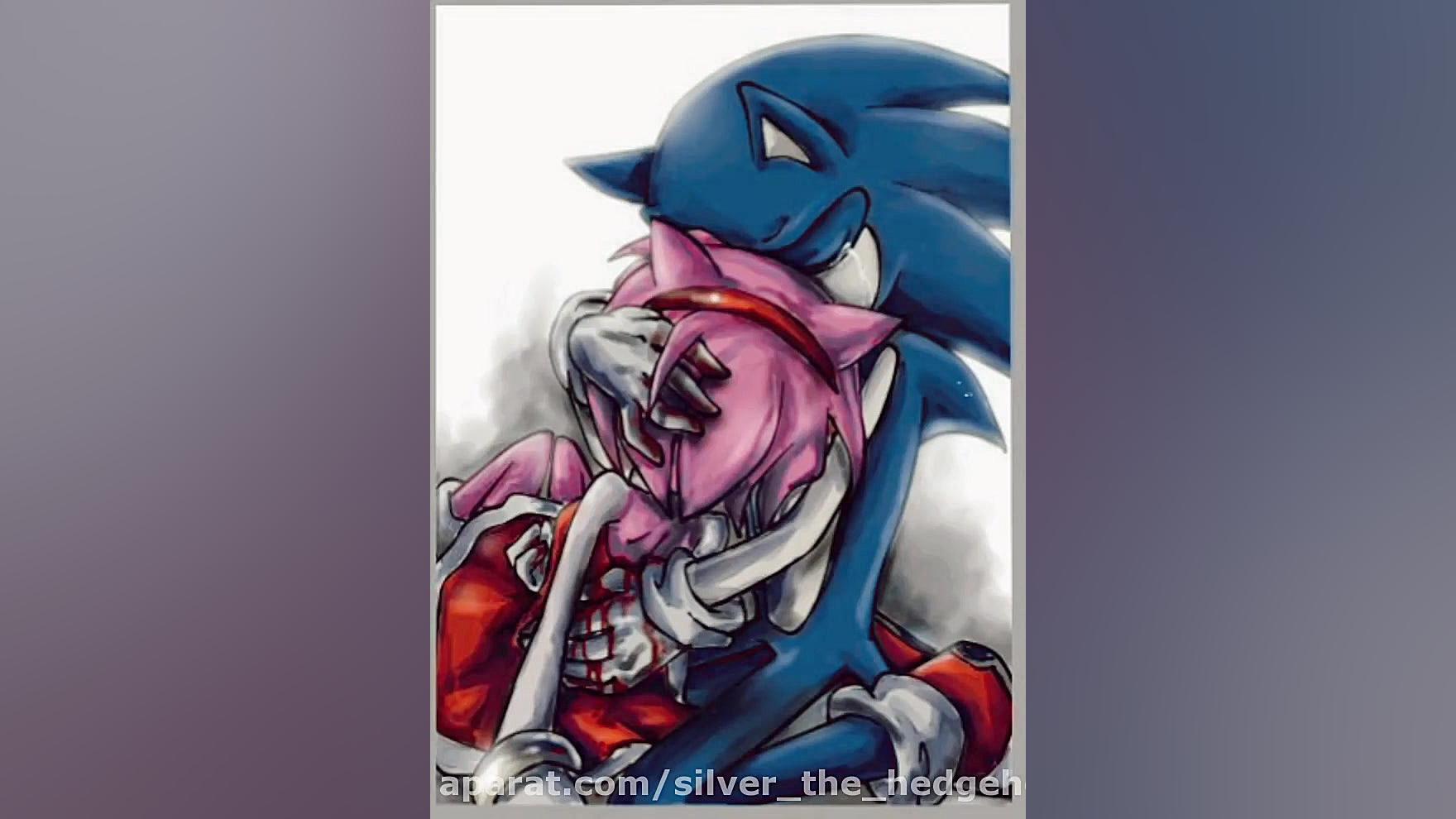 گریه سونیک بخاطر مرگ امی