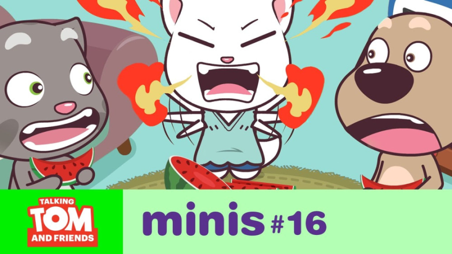 کارتون تالکینگ تام | تام و دوس...