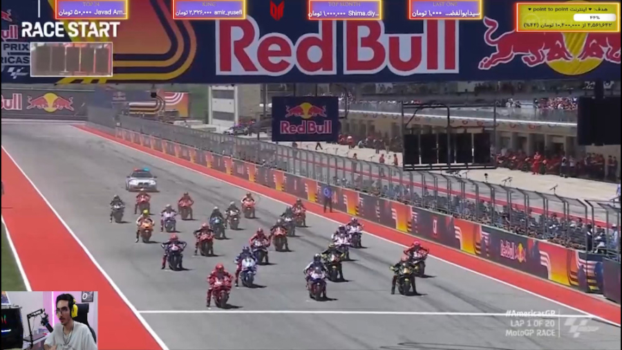 مسابقه موتو GP آمریکا 2023