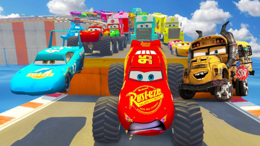 کارتون مک کوئین || کامیون هیول...