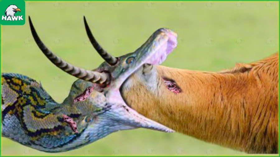 30 لحظه ترسناک تلاش پیتون های...