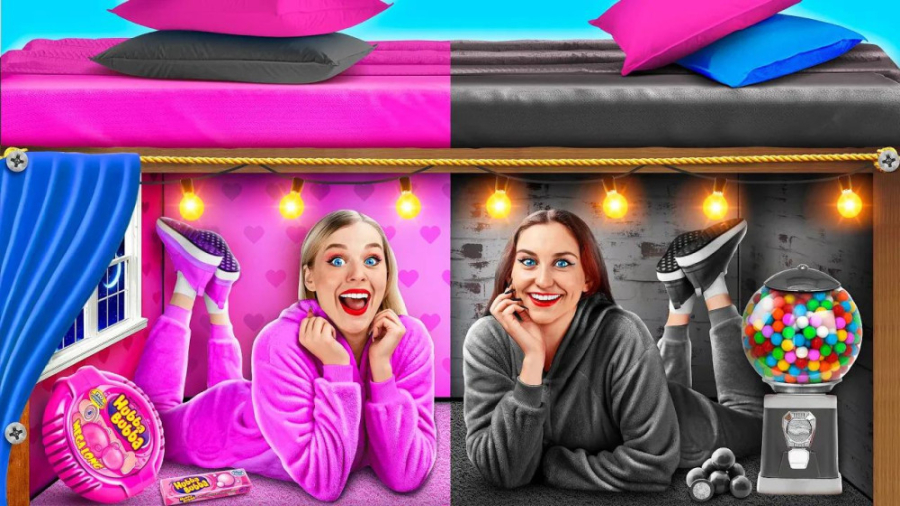 چالش غذایی  چالش خنده دار اتاق...