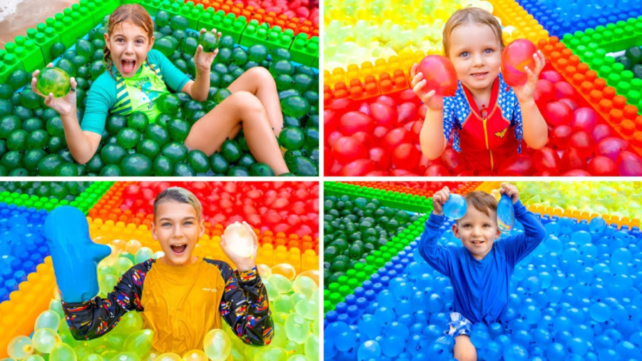 دانا و ونی با دوستانش بازی در...