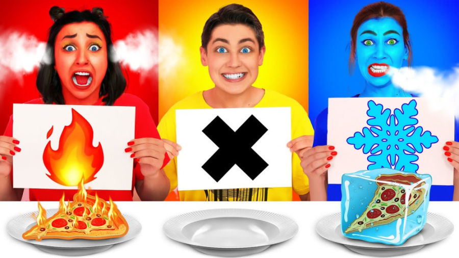 چالش غذایی خنده دار شکل هندسی...