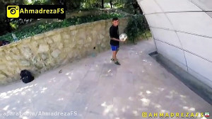 آموزش نگه داشتن توپ پشت گردن ت...