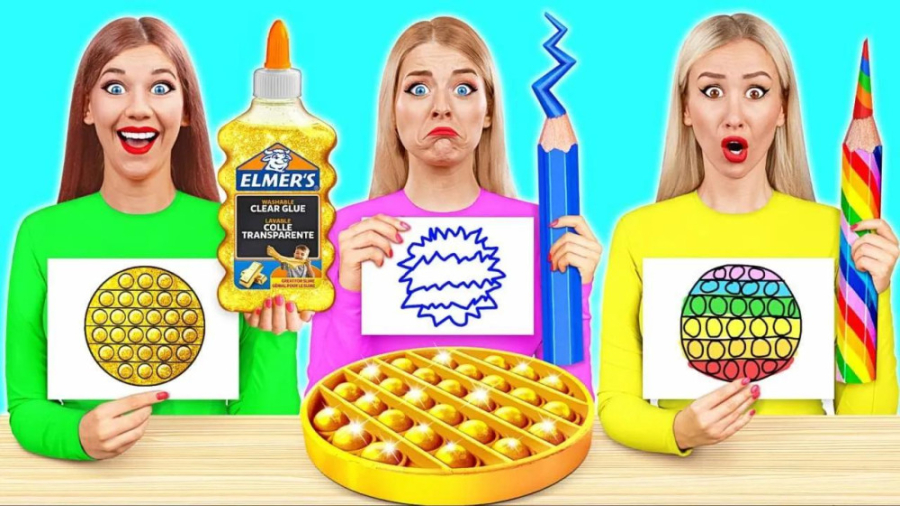 چالش غذایی نقاشی  چالش کشیدن ه...