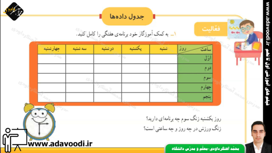 ریاضی سوم ابتدایی فصل 7 صفحه11...