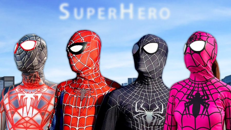 روتین هر روز خانواده مرد عنکبو...