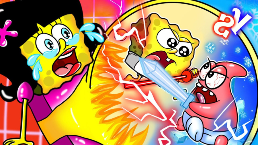 کارتون جذاب باب اسفنجی و پاتری...