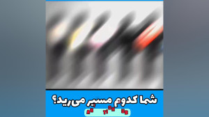 شما کدوم مسیر میرید؟ ʕʘ̅͜ʘ̅ʔ