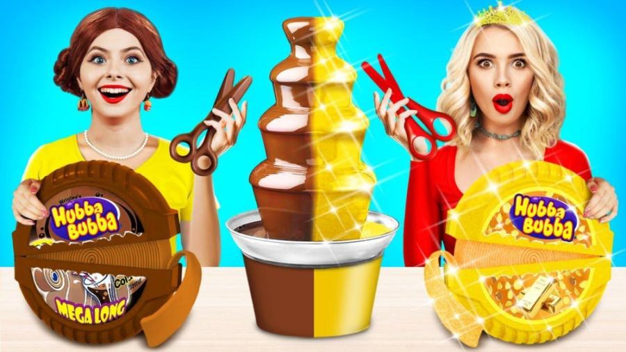 چالش کدو و هوبابا با فواره شکل...