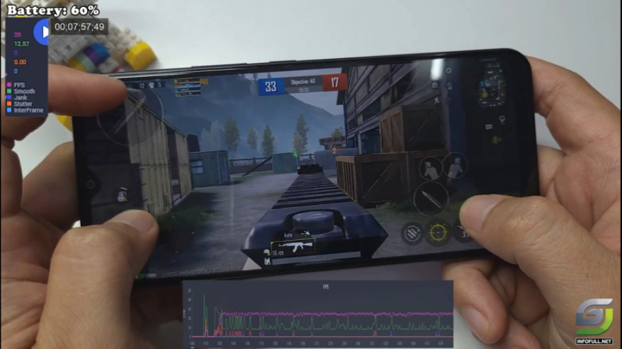 تست اجرای بازی PUBG روی گوشی V...