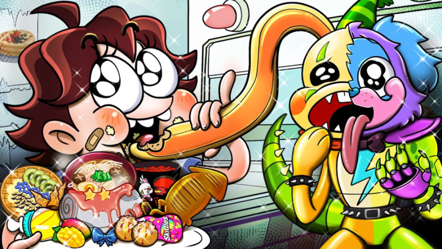 پسر شکمو همرو خورد کارتون جذاب...