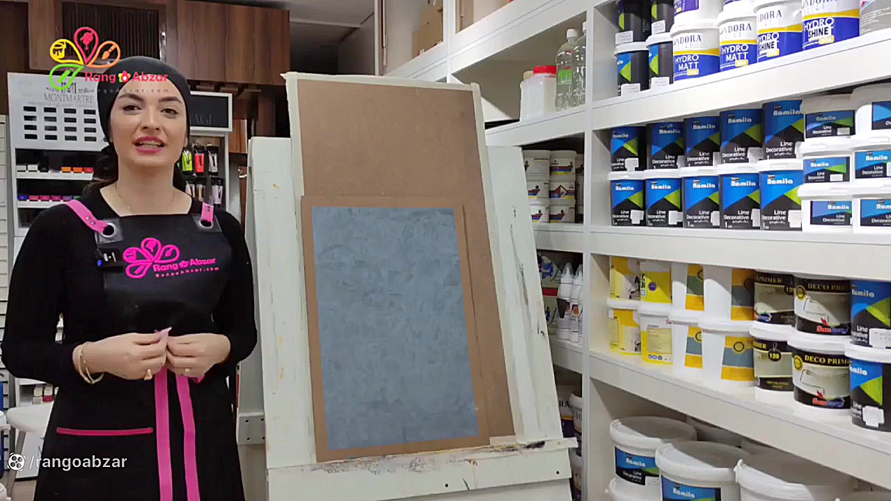 آموزش اجرای رنگ روستیک