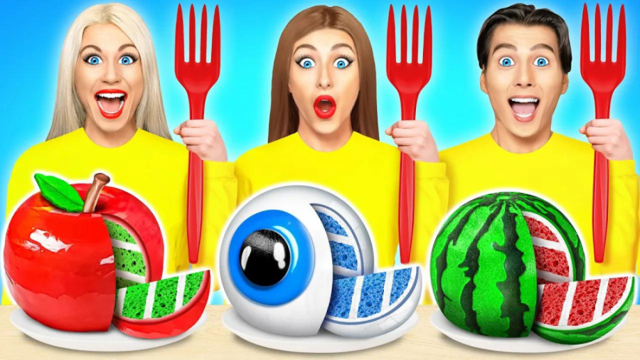 چالش غذایی  چالش 123go  چالش خ...