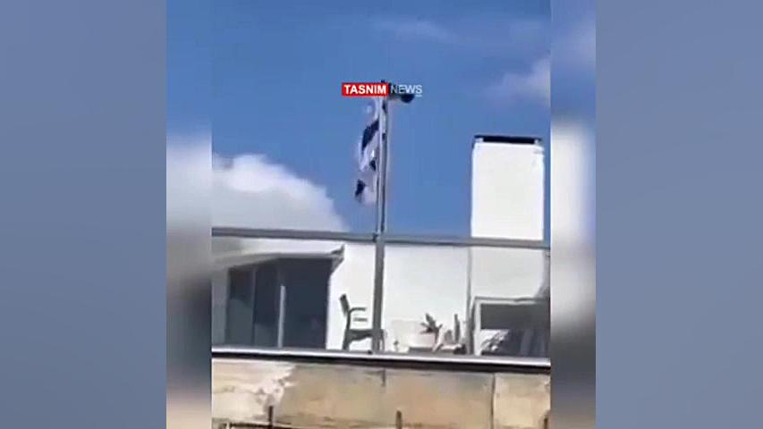 ببینید | یک کلاغ پرچم اسرائیل...