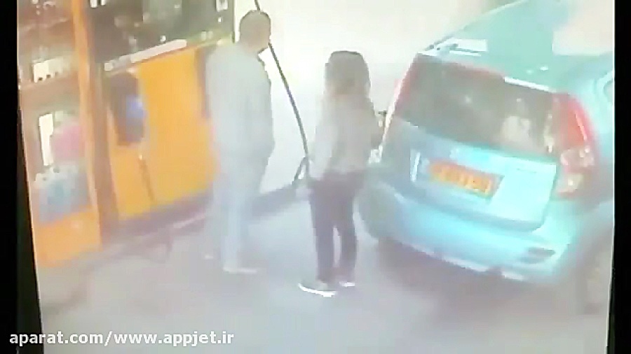 حادثه：آتش زدن پمپ بنزین توسط...