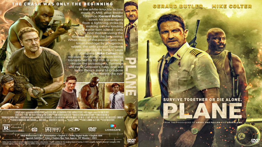 فیلم  خارجی  هواپیما (پلین) با دوبله فارسی Plane 2023 WEB-DL زمان6085ثانیه