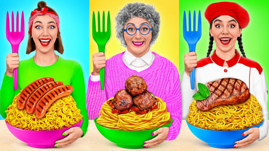 چالش آشپزی من در مقابل مادربزر...