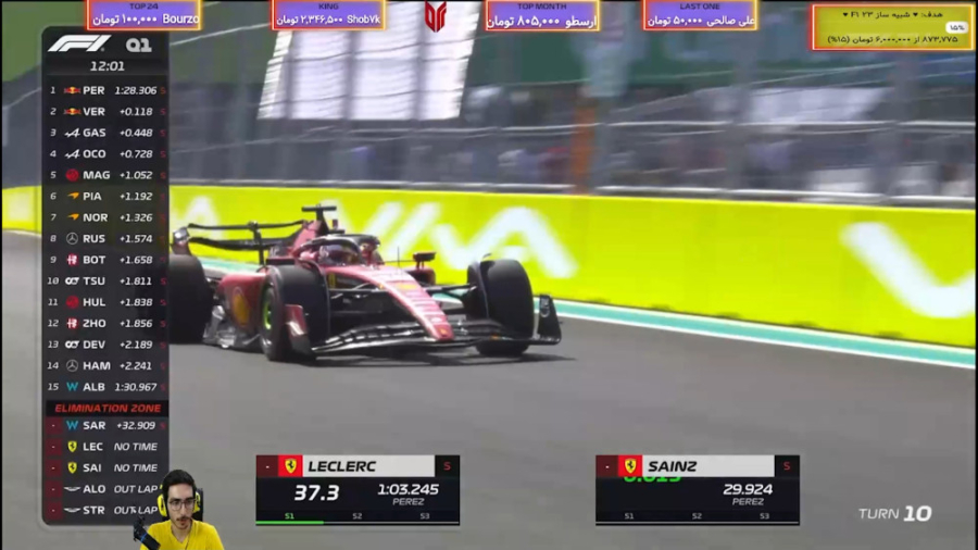 تعیین خط فرمول یک میامی آمریکا...