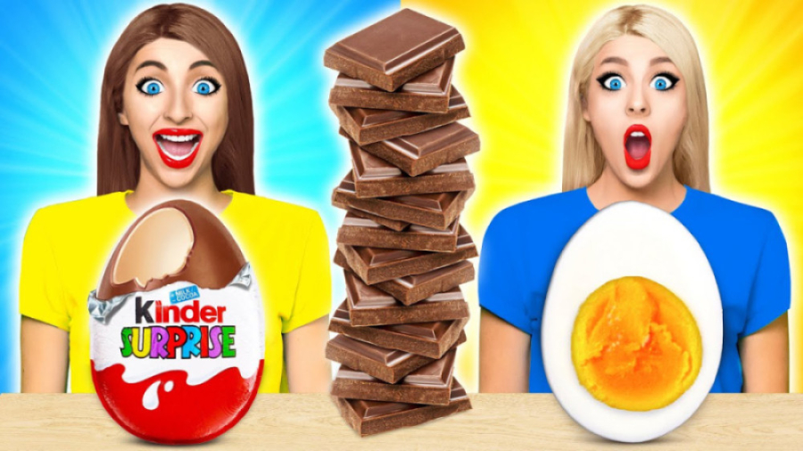 چالش غذا خوری | چالش تست غذا |...