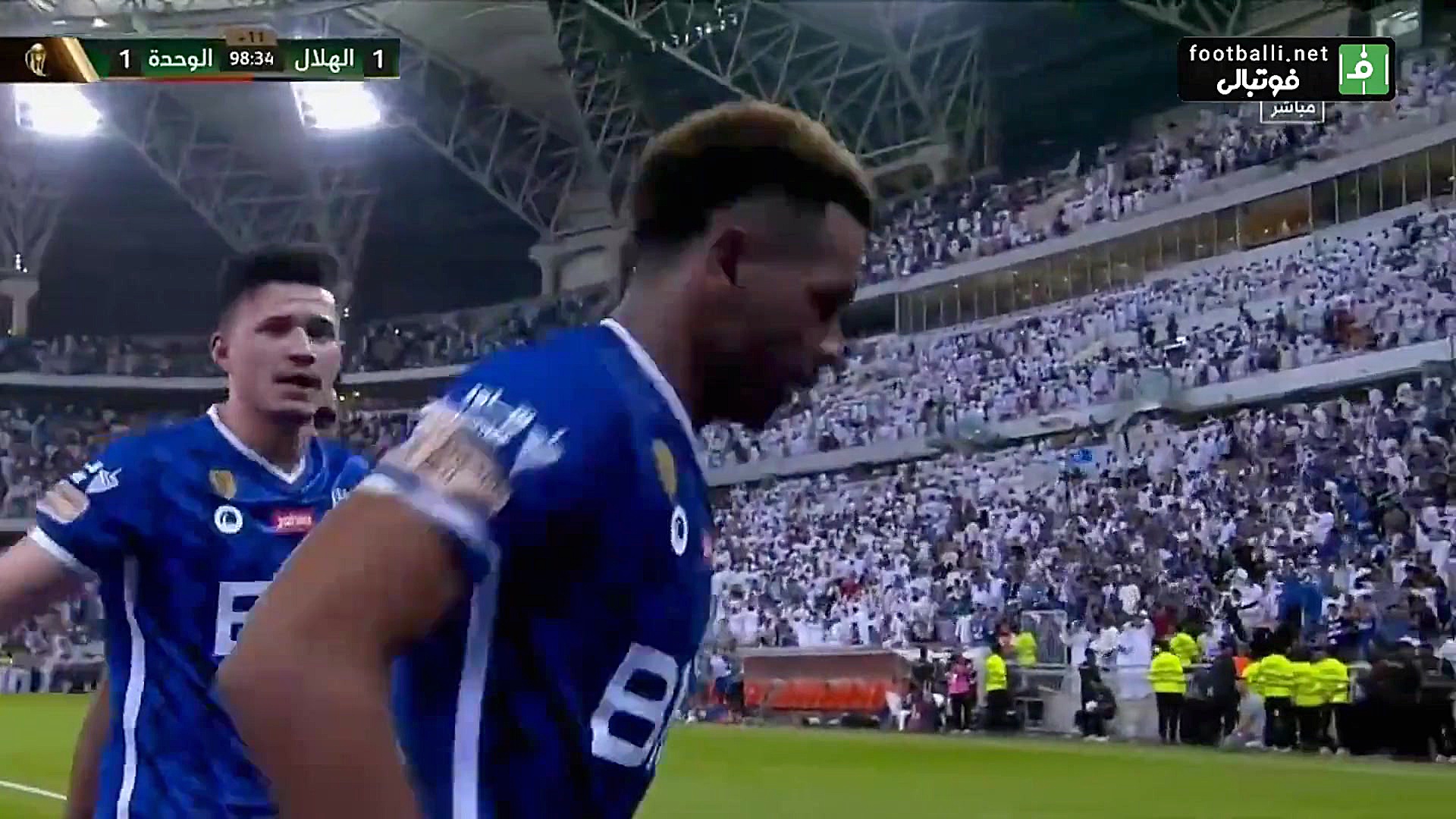 خلاصه بازی الهلال۱ ۱ الوحده پن...