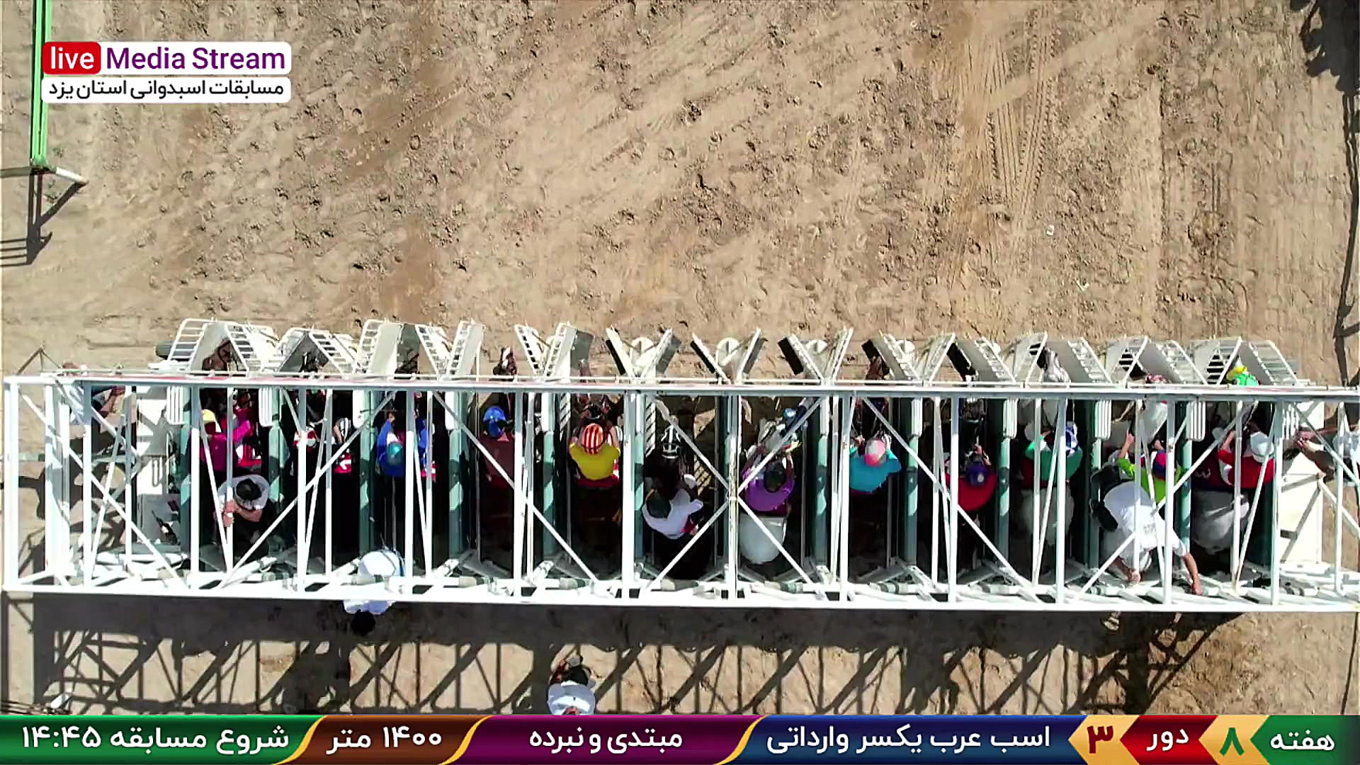 هفته هشتم مسابقات اسبدوانی یزد...