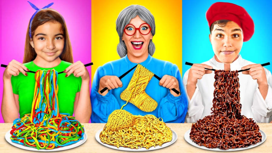 چالش غذایی!! کدوم نودل خوشمزه...