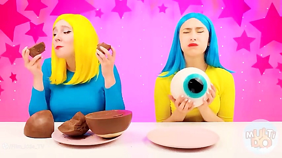 چالش غذاخوری . چالش سرگرمی خند...